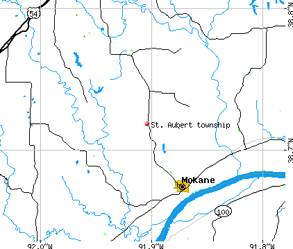 St. Aubert township, MO map