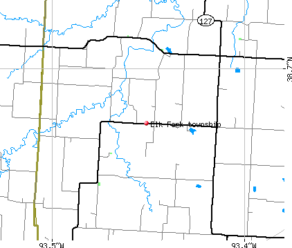 Elk Fork township, MO map