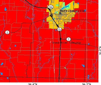 Grand River township, Cass County, Missouri (MO) Detailed Profile