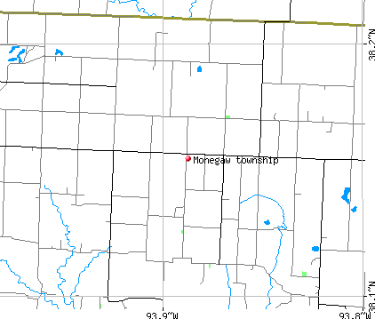 Monegaw township, MO map