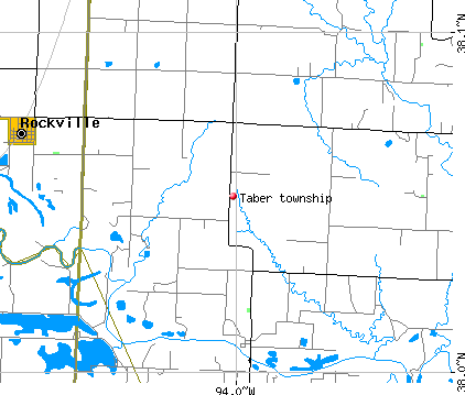 Taber township, MO map