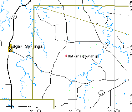 Watkins township, MO map