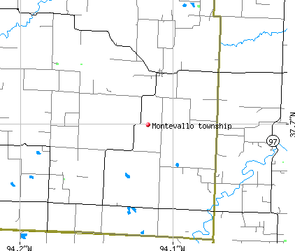 Montevallo township, MO map