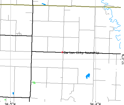 Barton City township, MO map