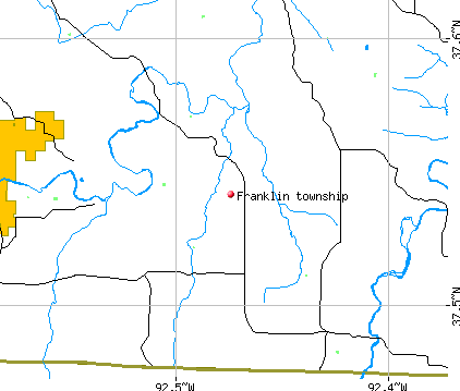 Franklin township, MO map