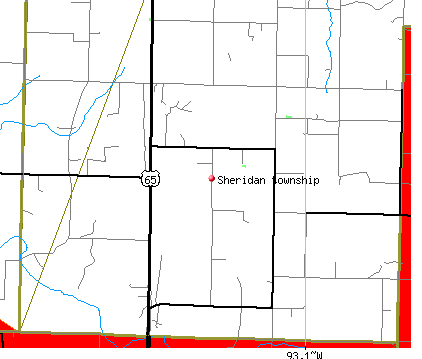 Sheridan township, MO map