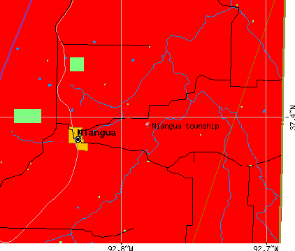 Niangua township, MO map