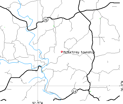 McMurtrey township, MO map