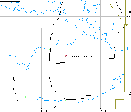 Sisson township, MO map
