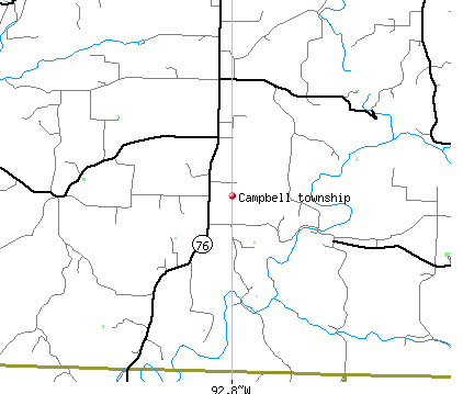 Campbell township, MO map
