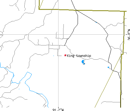 King township, MO map