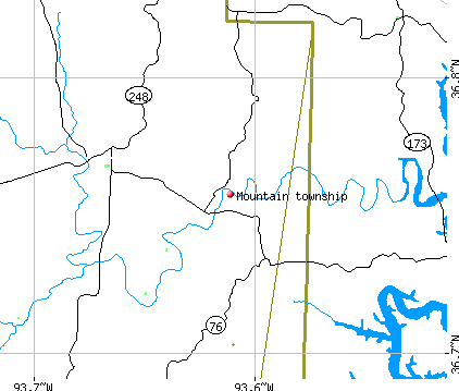 Mountain township, MO map