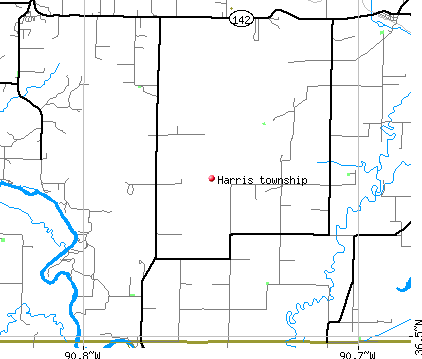 Harris township, MO map