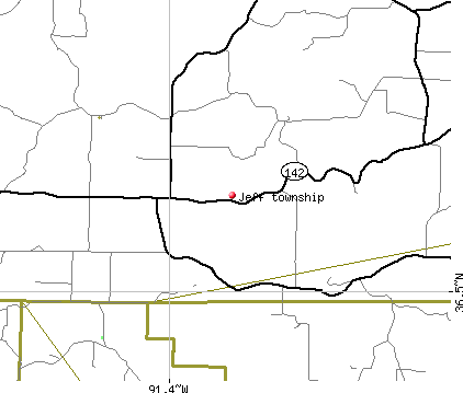 Jeff township, MO map