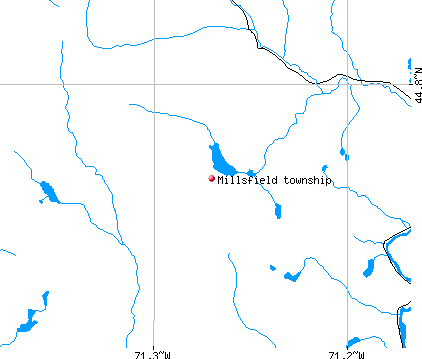 Millsfield township, NH map