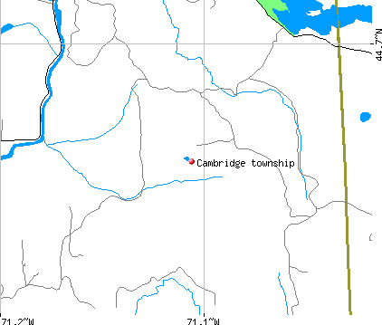 Cambridge township, NH map