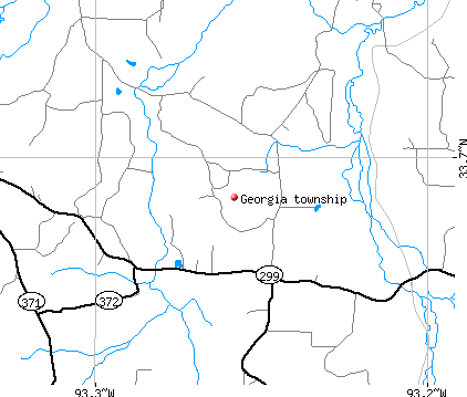 Georgia township, AR map