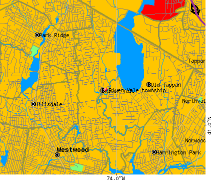River Vale township, NJ map