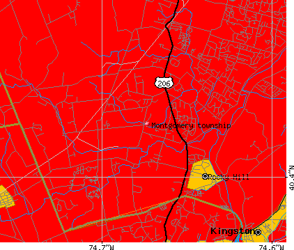 Montgomery township, NJ map