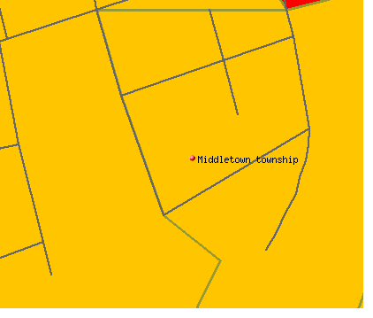 Middletown township, NJ map