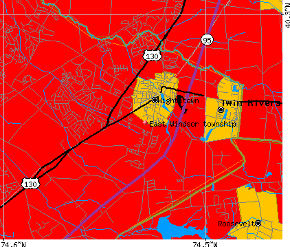 East Windsor Nj Map East Windsor Township, Mercer County, New Jersey (Nj) Detailed Profile