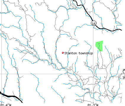 Stanton township, NC map