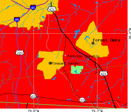 Fentress township, NC map