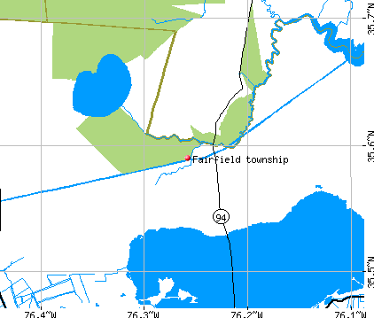 Fairfield township, NC map