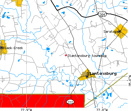 Stantonsburg township, NC map