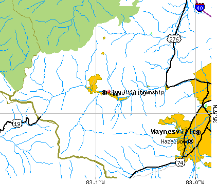Ivy Hill township, NC map