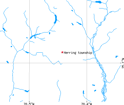 Herring township, NC map