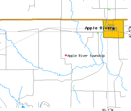 Apple River township, IL map