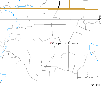 Vinegar Hill township, IL map