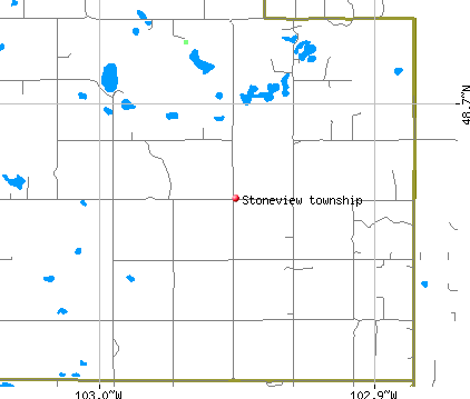 Stoneview township, ND map
