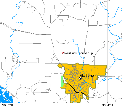 Rawlins township, IL map