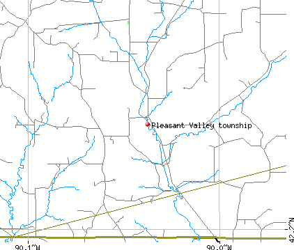 Pleasant Valley township, IL map