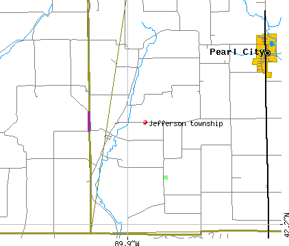 Jefferson township, IL map