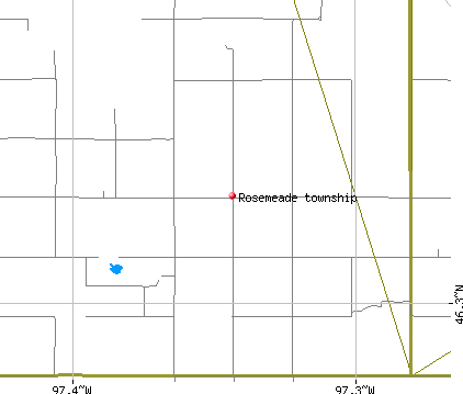 Rosemeade township, ND map