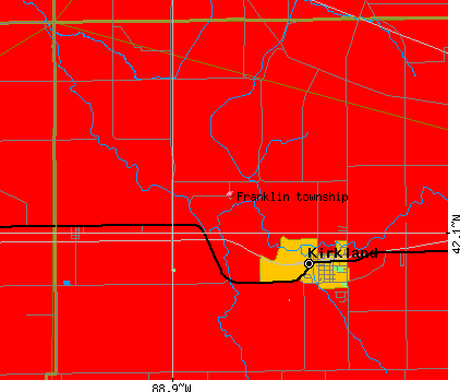 Franklin township, IL map