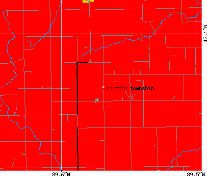 Lincoln township, IL map