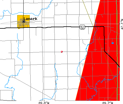 Rock Creek-Lima township, IL map