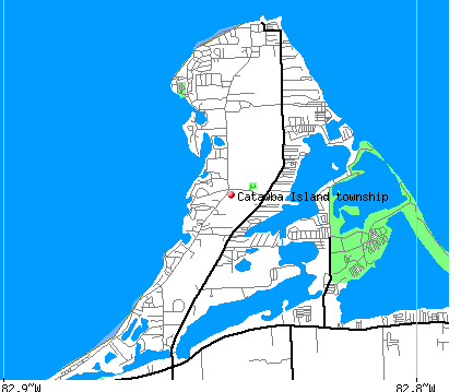 Catawba Island township, OH map