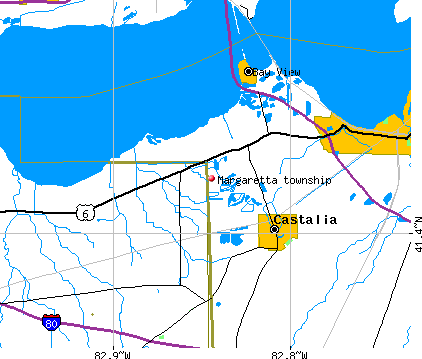 Margaretta township, OH map