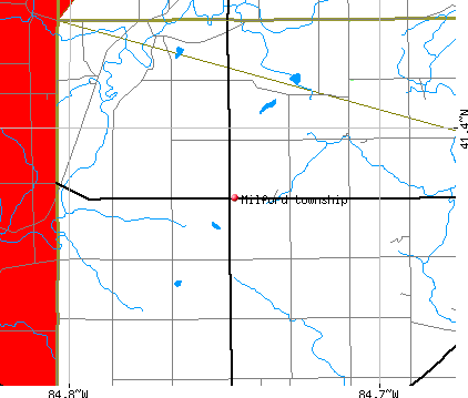 Milford township, OH map
