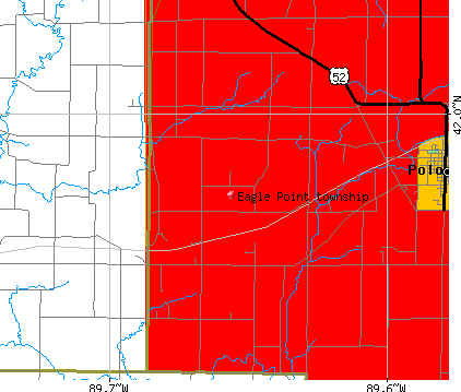 Eagle Point township, IL map