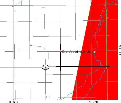 Richfield township, OH map