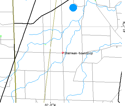 Sherman township, OH map