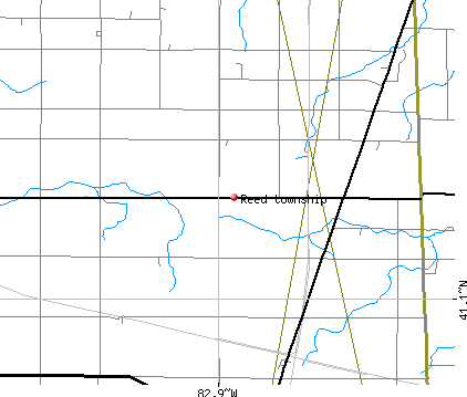 Reed township, OH map