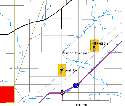 Union township, OH map