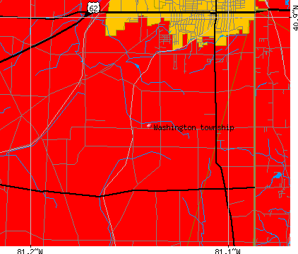 Washington township, OH map
